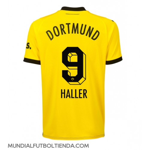 Camiseta Borussia Dortmund Sebastien Haller #9 Primera Equipación Replica 2023-24 mangas cortas